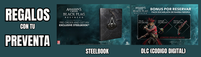 Assassins Creed: Black Flag Resynced -Steelbook- [Juego PS5]